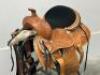 WESTERN BARREL RACING SHOW HORSE SADDLE WITH TACK SET - 3