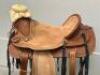 WESTERN BARREL RACING SHOW HORSE SADDLE WITH TACK SET
