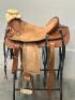 WESTERN BARREL RACING SHOW HORSE SADDLE WITH TACK SET - 6