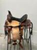WESTERN BARREL RACING SHOW HORSE SADDLE WITH TACK SET - 2