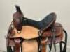 WESTERN BARREL RACING SHOW HORSE SADDLE WITH TACK SET - 3