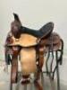 WESTERN BARREL RACING SHOW HORSE SADDLE WITH TACK SET - 6