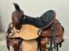 WESTERN BARREL RACING SHOW HORSE SADDLE WITH TACK SET - 8