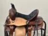WESTERN BARREL RACING SHOW HORSE SADDLE WITH TACK SET - 9