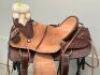 WESTERN BARREL RACING SHOW HORSE SADDLE WITH TACK SET