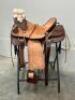 WESTERN BARREL RACING SHOW HORSE SADDLE WITH TACK SET - 3
