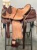 WESTERN BARREL RACING SHOW HORSE SADDLE WITH TACK SET - 5