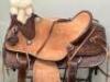 WESTERN BARREL RACING SHOW HORSE SADDLE WITH TACK SET - 6