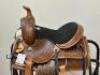 WESTERN BARREL RACING SHOW HORSE SADDLE WITH TACK SET