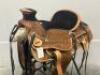 WESTERN BARREL RACING SHOW HORSE SADDLE WITH TACK SET
