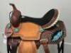 WESTERN BARREL RACING SHOW HORSE SADDLE WITH TACK SET - 2