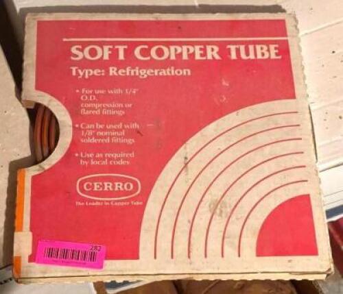 10' ROLL OF SOFT COPPER TUBE