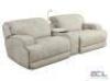 SEBASTON 3-PC. FABRIC SOFA WITH 2 POWER MOTION RECLINERS AND 1 USB CONSOLE