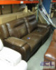 HANSLEY 2 PC. ZERO GRAVITY POWER RECLINER LEATHER SOFA - 2