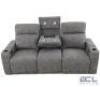 GREYMEL LEATHER POWER RECLINING SOFA W/WIRELESS CHARGER