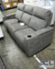 GREYMEL LEATHER POWER RECLINING SOFA W/WIRELESS CHARGER - 2