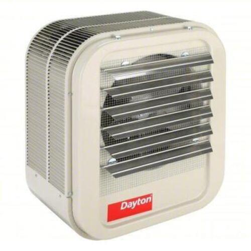 DESCRIPTION: (1) ELECTRIC WALL AND CEILING UNIT HEATER BRAND/MODEL: DAYTON #804T02 INFORMATION: 480 V AC, 3 PHASE SIZE: 21 3/4 IN X 19 IN X 13 3/4 IN