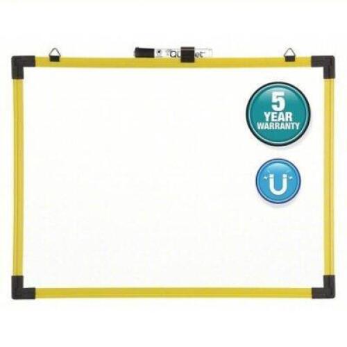 DESCRIPTION: (1) DRY ERASE BOARD BRAND/MODEL: QUARTET #36XP88 INFORMATION: STEEL, FRAMED STYLE, ALUMINUM FRAME SIZE: 36" H X 48" W RETAIL$: $170.59 EA