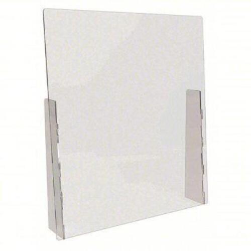 DESCRIPTION: (2) SNEEZE GUARD BRAND/MODEL: DEFLECTO #56JZ97 INFORMATION: CLEAR, ACRYLIC SIZE: 36" H X 31 3/4" W X 1/4" THICK RETAIL$: $70.00 EA QTY: 2