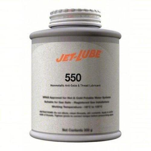 DESCRIPTION: (6) GENERAL PURPOSE ANTI SEIZE BRAND/MODEL: JET LUBE #10D826 INFORMATION: BRUSH TOP CAN, 1 LB, NON METALLIC BASE, 65�F TO 2,400�F SIZE: 1