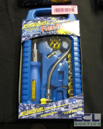26 PC. FLEX IT ALL RATCHETING SCREWDRIVER AND BIT SET WITH HARD SHELL CASE