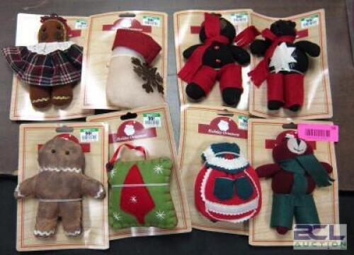 (8) - VINTAGE PLUSH ORNAMENTS