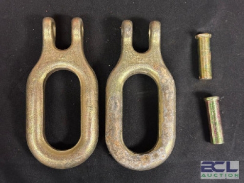 (2) - SHACKLES WITH PINS