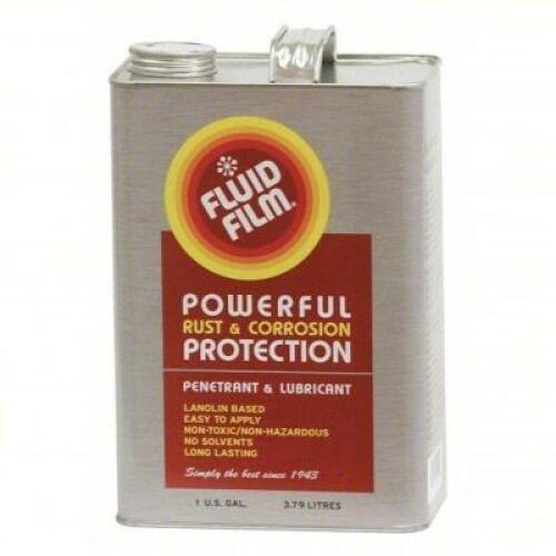 DESCRIPTION: (2) POWERFUL RUST AND CORROSION PROTECTION BRAND/MODEL: FLUID FILM BLACK SIZE: 1 GALLON RETAIL$: $37.95 EA QTY: 2