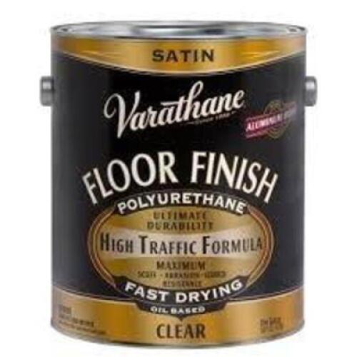 DESCRIPTION: (1) FLOOR FINISH BRAND/MODEL: VARATHANE INFORMATION: CLEAR, HIGH TRAFFIC, FAST DRYING, POLYURETHANE SIZE: 1 GALLON RETAIL$: $69.98 EA QTY