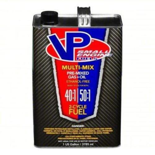DESCRIPTION: (2) SMALL ENGINE FUEL BRAND/MODEL: VP RACING #825KT0 INFORMATION: 40:1/50:1, CAN, 2 CYCLE, API TC/ISO EGD/JASO FD SIZE: 1 GAL CONTAINER S