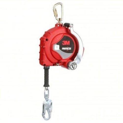 DESCRIPTION: (1) SELF RETRACTING LIFELINE BRAND/MODEL: 3M #809F11 INFORMATION: STEEL CARABINER ANCHOR, HARNESS STEEL SWIVEL SNAP HOOK SIZE: 50 FT LINE