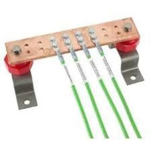 DESCRIPTION: (3) GROUNDING BUSBAR BRAND/MODEL: HUBBELL #HBBB14210A SIZE: 2" X 10" RETAIL$: $192.55 EA QTY: 3