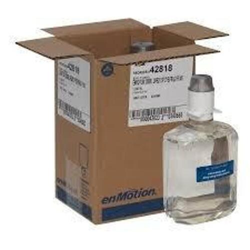 DESCRIPTION: (2) ANTIMICROBIAL FOAM SOAP BRAND/MODEL: ENMOTION #42818 SIZE: 1200 ML RETAIL$: $24.05 EA QTY: 2
