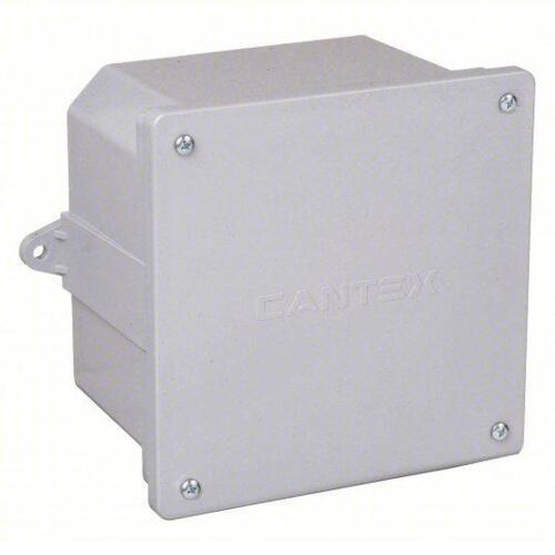 DESCRIPTION: (1) ENCLOSURE BRAND/MODEL: CANTEX #4FYU8 INFORMATION: PVC, NEMA 1/3/3S/4/4X/5/6/6P, SCREW ON, SOLID COVER SIZE: 12 IN X 12 IN X 6 IN RETA