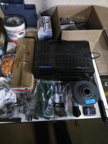 DESCRIPTION: (1) TABLE OF MISC ITEMS BRAND/MODEL: MANY INFORMATION: MUST COME IN AND INSPECT QTY: 1