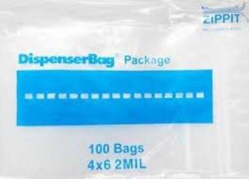 DESCRIPTION: (1) BOX OF (1000) ZIP BAGS BRAND/MODEL: ZIPPIT #517J37 SIZE: 4X6 RETAIL$: $62.00 EA QTY: 1