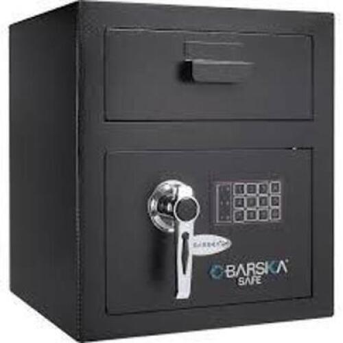 DESCRIPTION: (1) CASH DEPOSITORY SAFEBRAND/MODEL: PRODUCT NUMBER #20VK14INFORMATION: DIGITAL COMBO LOCK, STEEL, NOT FIRE RATEDSIZE: 0.72 CU FT CAPACITY, APPROX 13 1/2" X 19" X 15 1/2"RETAIL$: $478.32 EAQTY: 1