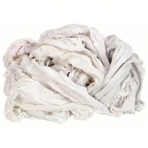 DESCRIPTION: (1) CASE OF CLOTH RAGS BRAND/MODEL: PART NUMBER #3U585 INFORMATION: WHITE SIZE: 25 LB RETAIL$: $75.66 EA QTY: 1