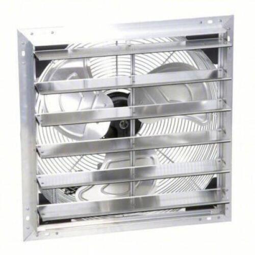 DESCRIPTION: (1) SHUTTER MOUNT EXHAUST FAN BRAND/MODEL: AIRMASTER FAN #46Z428 INFORMATION: 1 SPEED, 1/30 HP, OPEN DRIP PROOF, 1,216 CFM, 115V AC, 1 PH