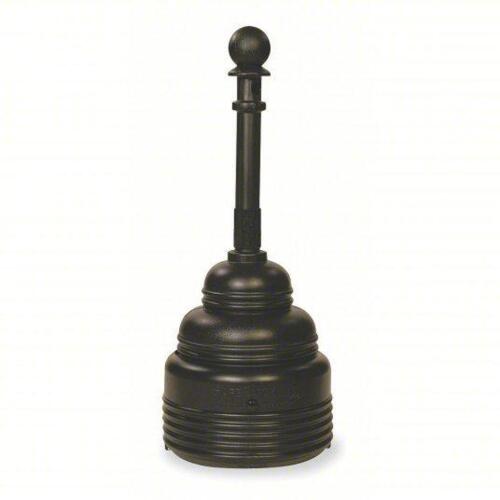 DESCRIPTION: (1) CIGARETTE RECEPTACLE BRAND/MODEL: EAGLE #2RB27 INFORMATION: BLACK, 4 GAL CAPACITY SIZE: 43 1/4 IN OVERALL HT, 17 1/4 IN CONTAINER DP