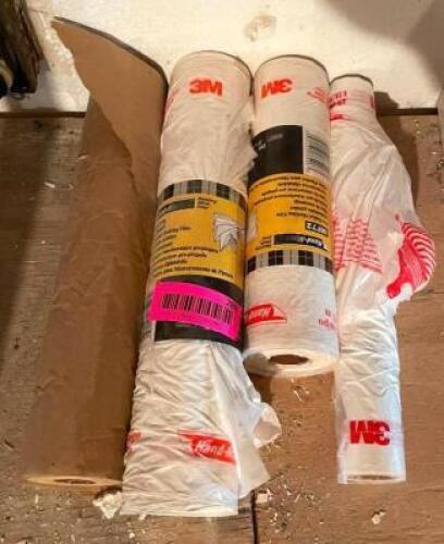 ASSORTED ROLLS OF MASKING FILM