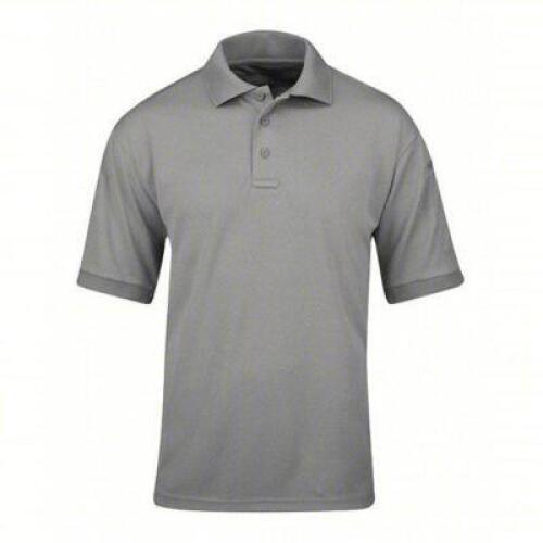 DESCRIPTION: (2) TACTICAL POLO SHIRT BRAND/MODEL: PROPPER #599V05 INFORMATION: GREY, MENS ICE PERFORMANCE, SHORT SLEEVE, "NDCS" LOGO SIZE: 4X LARGE RE