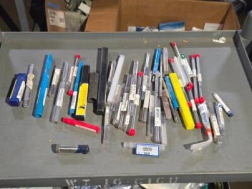 DESCRIPTION: (1) TRAY OF ASSORTED TOOLING AND ACCESSORIES INFORMATION: MUST COME IN TO INSPECT QTY: 1