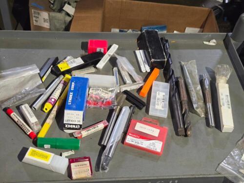 DESCRIPTION: (1) TRAY OF ASSORTED TOOLING AND ACCESSORIES INFORMATION: MUST COME IN TO INSPECT QTY: 1