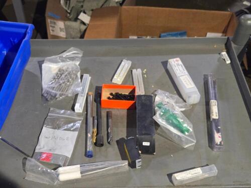 DESCRIPTION: (1) TRAY OF ASSORTED TOOLING AND ACCESSORIES INFORMATION: MUST COME IN TO INSPECT QTY: 1