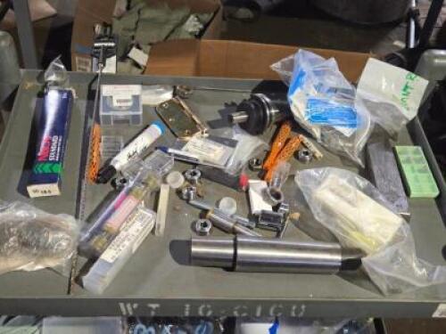 DESCRIPTION: (1) TRAY OF ASSORTED TOOLING AND ACCESSORIES INFORMATION: MUST COME IN TO INSPECT QTY: 1
