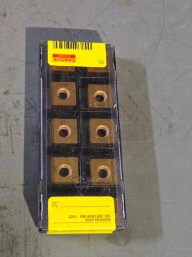 DESCRIPTION: (50) CARBIDE MODULMILL INSERTS BRAND/MODEL: SANDVIK COROMANT 180_009140N1464 S40T RETAIL$: 628.5 QTY: 50