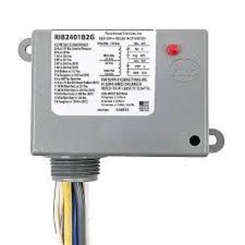 DESCRIPTION: (2) PREWIRED 20 AMP RELAY BRAND/MODEL: FUNTIONAL DEVICES RIB2401B2G RETAIL$: 122.76 QTY: 2