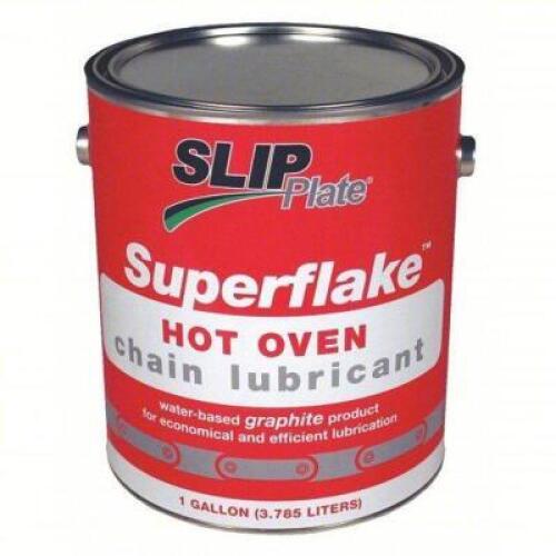 DESCRIPTION: (1) SLIP PLATE HOT OVEN CHAIN LUBRICANT BRAND/MODEL: SLIP PLATE 6JD84 SIZE: 1 GAL RETAIL$: 92.73 QTY: 1