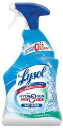 DESCRIPTION: (6) MULTI SURFACE BATHROOM CLEANER BRAND/MODEL: LYSOL 860KV7 SIZE: 32 OZ RETAIL$: 77.74 QTY: 6